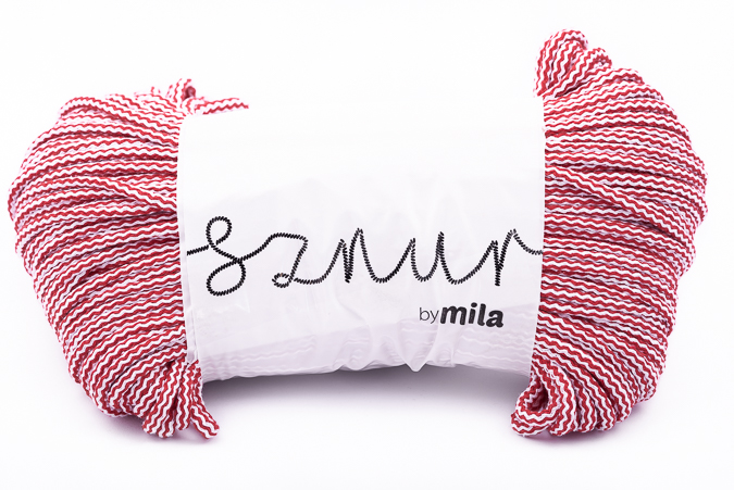 Mila 5 mm RAINBOW - červenobílá