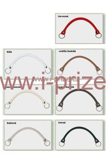 Koženková ucha 40 cm (pár) - béžová