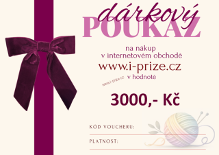 Dárkový poukaz 3000,- Kč