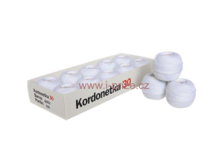 Kordonetka 30, bílá