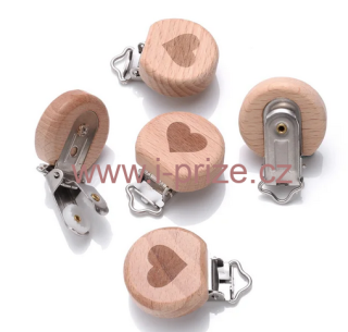 Klip na dudlík 3x2,5 cm