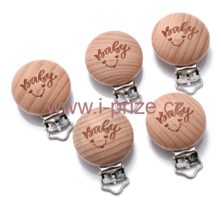 Klip na dudlík 3x3 cm