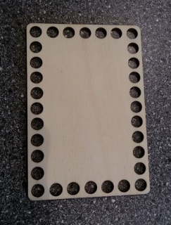 Dřevěné dno obdelníkové 10*15cm