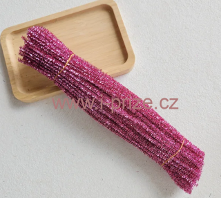Chlupatý dekorativní drátek délka 30cm