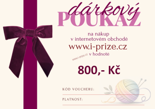 Dárkový poukaz 800,- Kč