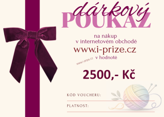 Dárkový poukaz 2500,- Kč